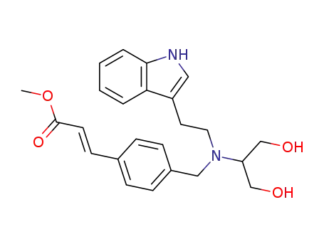 (2E)-3-[4-([(2-hydroxy-1-hydroxymethylethyl)[2-(1H-indol-3-yl)ethyl]amino]methyl)phenyl]-2-propenoic acid methyl ester
