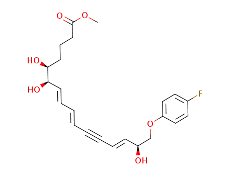 (7E,9E,13E)-(5S,6R,15S)-16-(4-Fluoro-phenoxy)-5,6,15-trihydroxy-hexadeca-7,9,13-trien-11-ynoic acid methyl ester