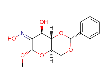 methyl 4,6-O-benzylidene-α-D-arabino-hexopyranoside-2-ulose Z-oxime