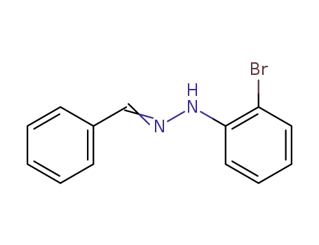 Molecular Structure of 10407-12-2 ((1E)-1-benzylidene-2-(2-bromophenyl)hydrazine)