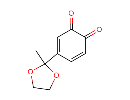 3,5-Cyclohexadiene-1,2-dione, 4-(2-methyl-1,3-dioxolan-2-yl)-