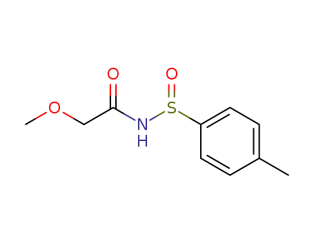 Molecular Structure of 847980-37-4 (Acetamide, 2-methoxy-N-[(4-methylphenyl)sulfinyl]-)