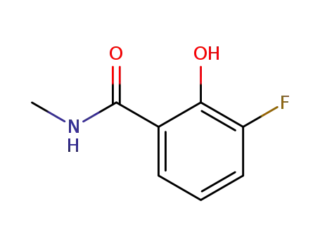 Benzamide,  3-fluoro-2-hydroxy-N-methyl-