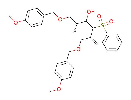 (2R,5R)-4-Benzenesulfonyl-1,6-bis-(4-methoxy-benzyloxy)-2,5-dimethyl-hexan-3-ol