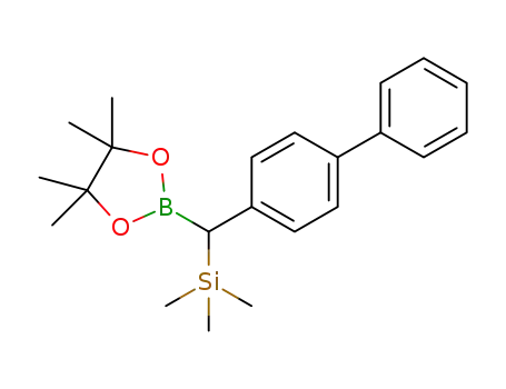 ([1,1′-biphenyl]-4-yl(4,4,5,5-tetramethyl-1,3,2-dioxaborolan-2-yl)methyl)trimethylsilane