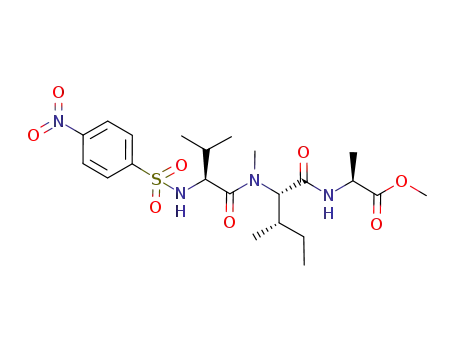N-(N-(N-nosyl-L-valyl)-N-methyl-L-isoleucyl)-L-alanine methyl ester