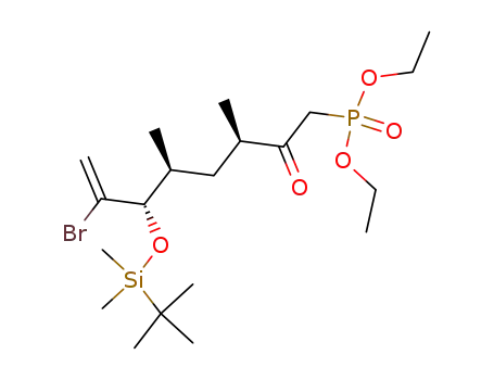 [(3R,5S,6S)-7-Bromo-6-(tert-butyl-dimethyl-silanyloxy)-3,5-dimethyl-2-oxo-oct-7-enyl]-phosphonic acid diethyl ester