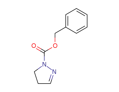 Molecular Structure of 802982-86-1 (1H-Pyrazole-1-carboxylic acid, 4,5-dihydro-, phenylmethyl ester)