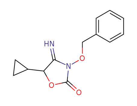 3-benzyloxy-5-cyclopropyl-4-imino-oxazolidin-2-one