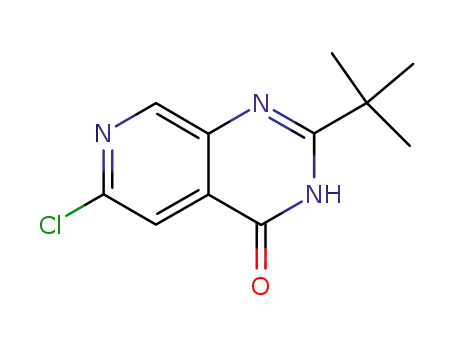 PYRIDO[3,4-D]PYRIMIDIN-4(3H)-ONE, 6-CHLORO-2-(1,1-DIMETHYLETHYL)-