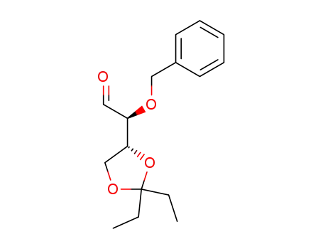 (2R,3S)-2-O-benzyl-3,4-O-(3'-pentylidene)-2,3,4-trihydroxybutanal