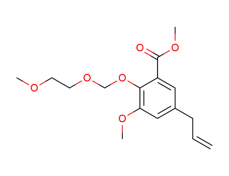 Benzoic acid, 3-methoxy-2-[(2-methoxyethoxy)methoxy]-5-(2-propenyl)-,
methyl ester