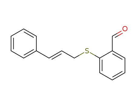 2-((E)-3-phenyl-2-propenylsulfanyl)benzaldehyde