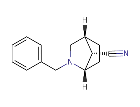 Molecular Structure of 745836-30-0 (ANTI-7-CYANO-2-BENZYL-2-AZABICYCLO[2.2.1]HEPTANE)