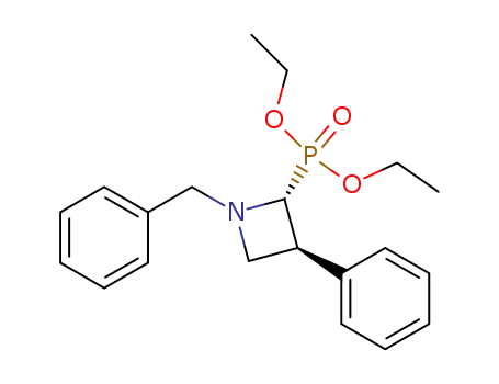 ((2R,3S)-1-Benzyl-3-phenyl-azetidin-2-yl)-phosphonic acid diethyl ester