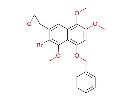 2-(5-benzyloxy-3-bromo-4,7,8-trimethoxy-naphthalen-2-yl)-oxirane