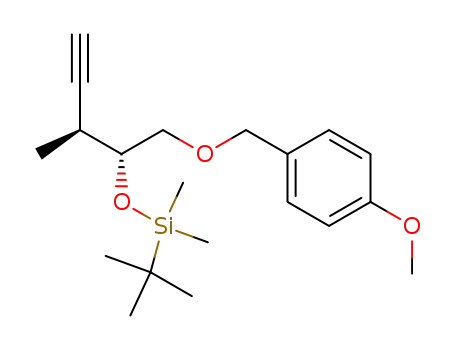 tert-Butyl-[(1R,2S)-1-(4-methoxy-benzyloxymethyl)-2-methyl-but-3-ynyloxy]-dimethyl-silane