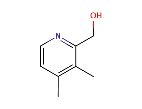 Molecular Structure of 121638-25-3 (2-Pyridinemethanol,3,4-dimethyl-(9CI))