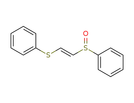Molecular Structure of 848412-26-0 (Benzene, [[(E)-[(phenylsulfinyl)methylene]methyl]thio]-)