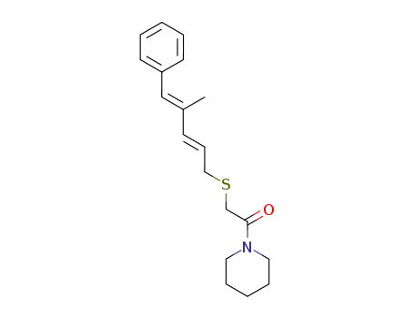 1-[(2E,4E)-4-methyl-5-phenylpentadienylthio]acetyl-piperidine