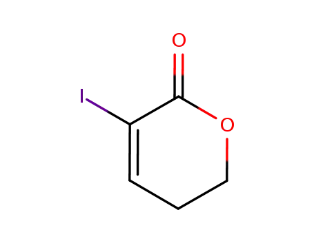 Molecular Structure of 128455-38-9 (2H-Pyran-2-one, 5,6-dihydro-3-iodo-)