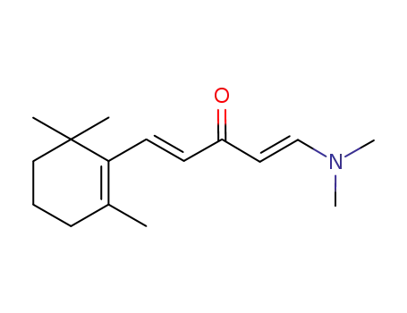 Molecular Structure of 866561-15-1 ((1E,4E)-1-Dimethylamino-5-(2,6,6-trimethyl-cyclohex-1-enyl)-penta-1,4-dien-3-one)