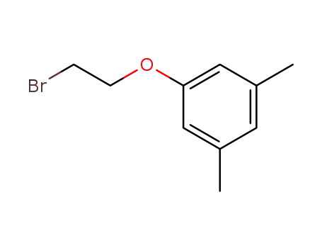 Molecular Structure of 37136-93-9 (1-(2-BROMOETHOXY)-3,5-DIMETHYLBENZENE)