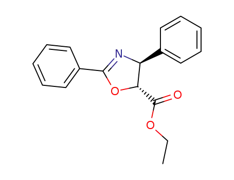 5-Oxazolecarboxylic acid, 4,5-dihydro-2,4-diphenyl-, ethyl ester,
(4S,5R)-