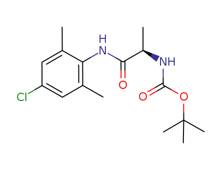 (+)-(R)-N<sup>2</sup>-(tert-butoxycarbonyl)-N<sup>1</sup>-(4-chloro-2,6-dimethylphenyl)alaninamide
