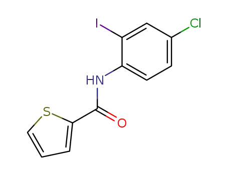 N-(4-chloro-2-iodophenyl)thiophene-2-carboxamide