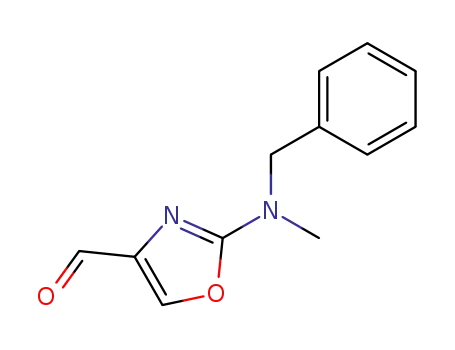 4-Oxazolecarboxaldehyde, 2-[methyl(phenylmethyl)amino]-