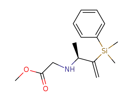[(1S)-2-(dimethylphenylsilanyl)-1-methylallylamino]-acetic acid methyl ester