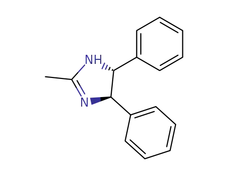 Molecular Structure of 320778-88-9 ((+)-(4R,5R)-2-methyl-4,5-diphenyl-4,5-dihydro-1H-imidazole)