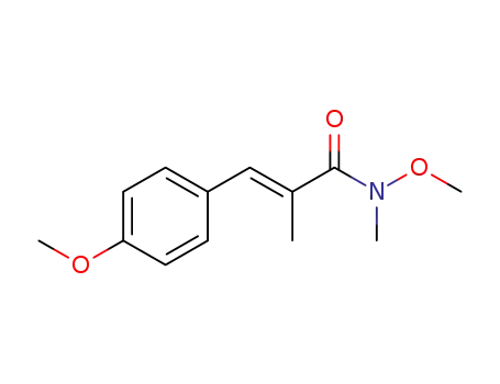 (E)-N-methoxy-N-methyl-3-(4-methoxyphenyl)-2-methyl-acrylamide