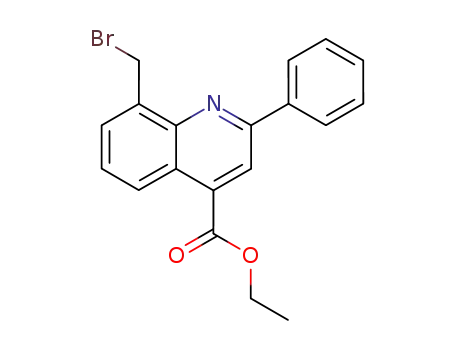 4-Quinolinecarboxylic acid, 8-(bromomethyl)-2-phenyl-, ethyl ester