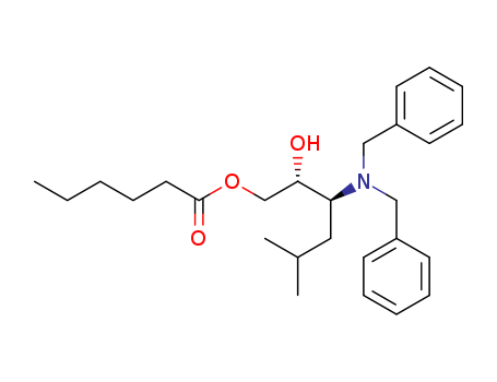HEXANOIC ACID (2R,3S)-3-DIBENZYLAMINO-2-HYDROXY-5-METHYLHEXYL ESTER