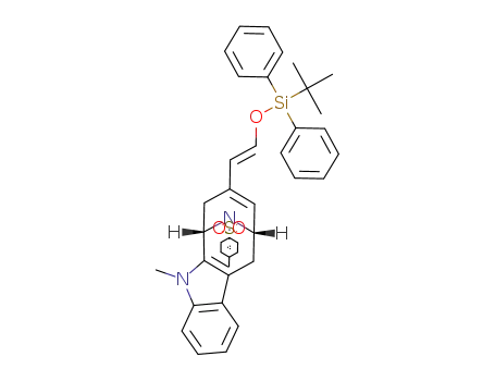 Molecular Structure of 860438-76-2 ((1S,12S)-14-[(E)-18-(tert-butyldiphenylsilanyloxy)vinyl]-3-methyl-16-(toluene-4-sulfonyl)-3,16-diazatetracyclo[10.3.1.0<sup>2,10</sup>.0<sup>4,9</sup>]hexadeca-2<sup>(10)</sup>,4,6,8,13-pentane)
