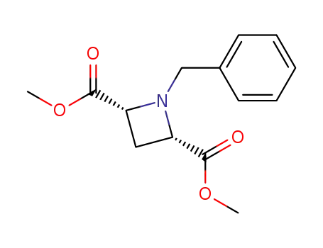 Molecular Structure of 121049-90-9 (cis-1-benzylazetidine-2,4-dicarboxylic acid dimethyl ester)