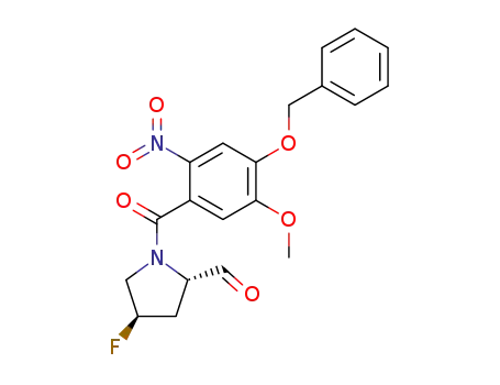 (2S,4R)-1-(4-Benzyloxy-5-methoxy-2-nitro-benzoyl)-4-fluoro-pyrrolidine-2-carbaldehyde