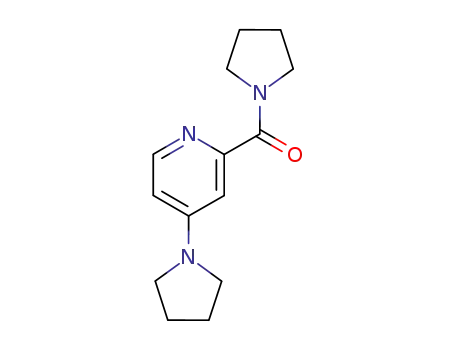 Molecular Structure of 83728-54-5 (Pyrrolidin-1-yl-(4-pyrrolidin-1-ylpyridin-2-yl)methanone)