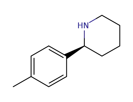 Molecular Structure of 1228543-12-1 ((S)-2-P-TOLYLPIPERIDINE)