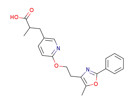 2-methyl-3-{6-[2-(5-methyl-2-phenyl-oxazol-4-yl)-ethoxy]-pyridin-3-yl}-propionic acid