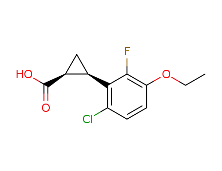 (1S,2R)-cis-2-(6-chloro-3-ethoxy-2-fluorophenyl)cyclopropanecarboxylic acid