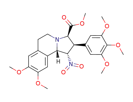 (1S,2R,3R,10bS)-8,9-Dimethoxy-1-nitro-2-(3,4,5-trimethoxy-phenyl)-1,2,3,5,6,10b-hexahydro-pyrrolo[2,1-a]isoquinoline-3-carboxylic acid methyl ester
