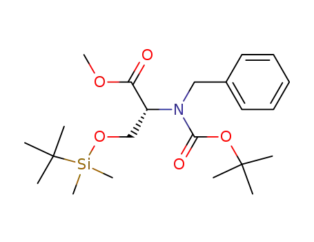 methyl (2R)-2-[benzyl(tert-butoxycarbonyl)amino]-3-(tert-butyldimethylsilyloxy)propanoate
