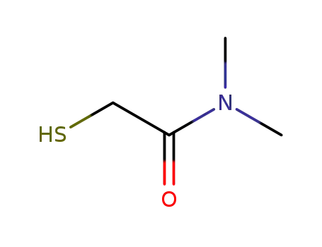 Molecular Structure of 35331-24-9 (Acetamide, 2-mercapto-N,N-dimethyl-)