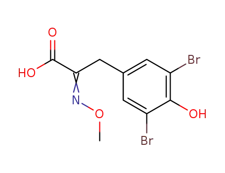 3-(3,5-dibromo-4-hydroxyphenyl)-2-(methoxyimino)propionic acid
