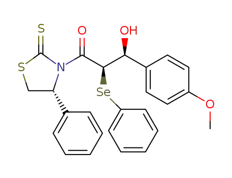 (2R,3S)-3-hydroxy-3-(4-methoxyphenyl)-2-phenylselanyl-1-[(4R)-4-phenyl-2-thioxothiazolidin-3-yl]propan-1-one