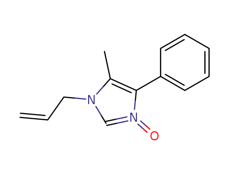 Molecular Structure of 911138-63-1 (5-methyl-4-phenyl-1-(prop-2-enyl)-1H-imidazole 3-oxide)