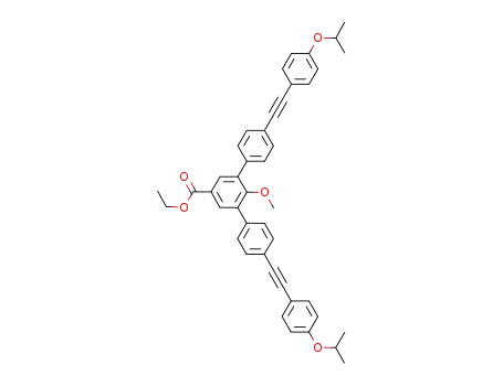 ethyl 3,5-di[4-(4-isopropoxyphenylethynyl)phenyl]-4-methoxybenzoate